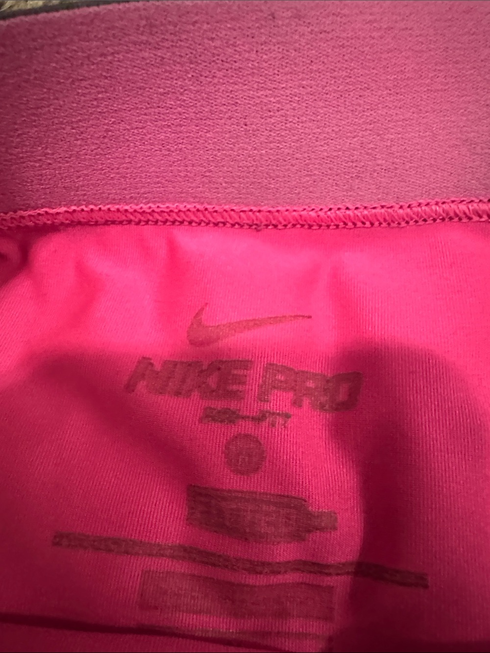 Nike Pro women’s Nike Pros - Black with Pink & Teal - Picture 3 of 4
